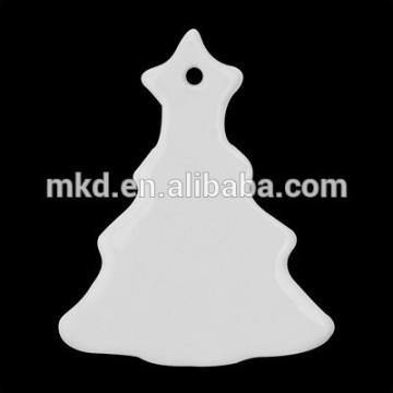 Meikeda 3" ceramic sublimation christmas tree ornament