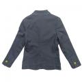 Blazer di Cotton-Stretch Boy in Navy