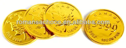 Gold Chocolate Coin