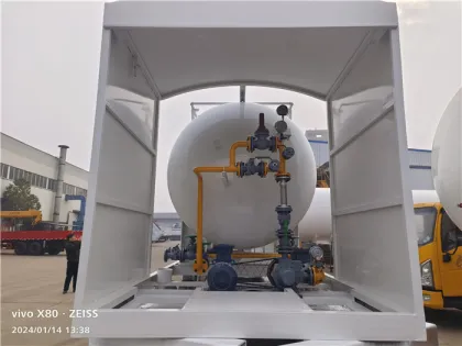 4 tons Mobile LPG Skid Filling Station