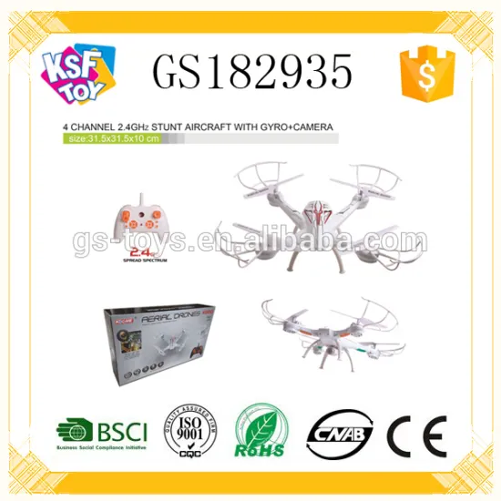 4 Channel 2.4GHz Stunt Aircraft With Gypo+Camera Toys 4 Axis Quadcopter