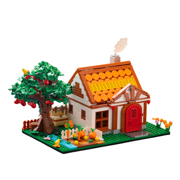 JD035: Educational Building Block Toy Set - Creative House Model Assembly Puzzle for Kids