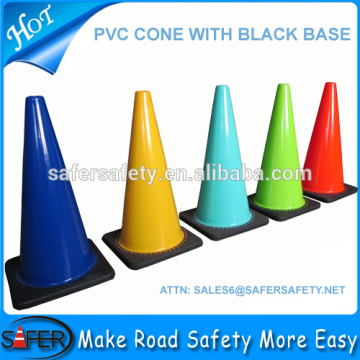 colored traffic cone/reflective pvc cone/reflective pvc traffic cone