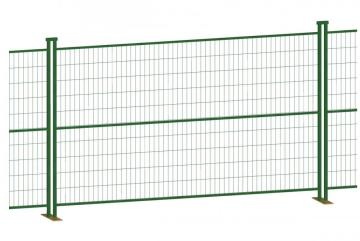 Hot Dipping Wire Mesh Temporary Fence USA/Canada Standard