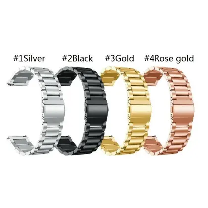 20mm/22mm Stainless Steel Watch Band Strap for Samsung Galaxy Watch