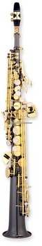 gold key straight soprano saxophone with whole body nickel plated surface from China