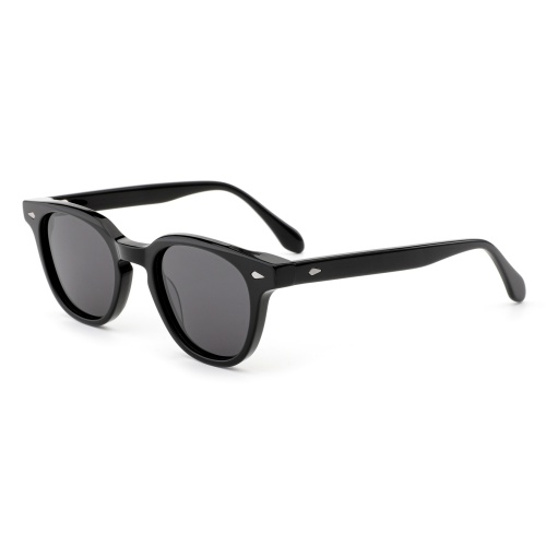 Vintage Round Acetate Sunglasses