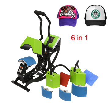 6-in-1 Dye Sublimation Heat Press Machine for Hats - Wholesale Commercial & Home Use