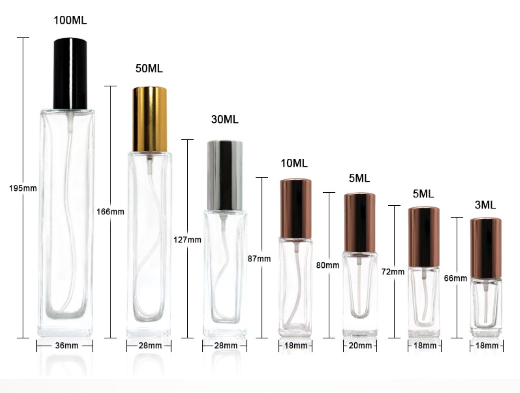 10ml Perfume Bottle With Atomizer