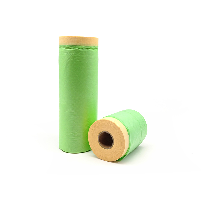 Green Masking Film With Tape