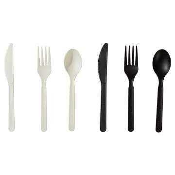 Biodegradable Western Food Tableware Set: Spoon, Knife, Fork, and Spoon Fork Suite in Independent Packaging
