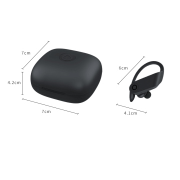 Capa Mini Airpods Bluetooth 5.0 Fones de Ouvido Fones de Ouvido À Prova D &#39;Água Toque Faixa Vermelha Tws Wireless