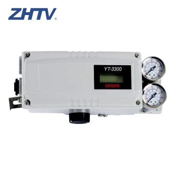 Rotork YT-3300 Smart Positioner: Advanced Torque Motor Technology in an Aluminum Housing with HART Communication and Pneumatic Valve Control