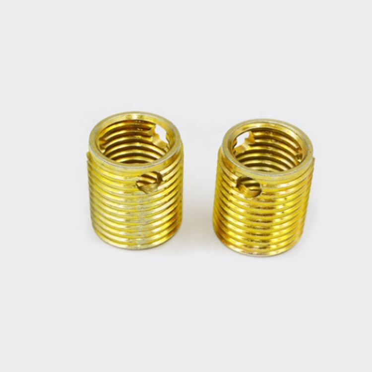 Self Tapping Inserts Three Cutting Bores Wear-Resistant Threads Steel Stainless Steel Plastic Zinc M12 M16 Metric Threads Carton