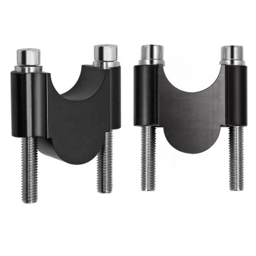 Motorcycle Handlebar Riser Bar Mount Handle Clamp Risers Universal 28mm 1 1/8" 22mm 7/8"