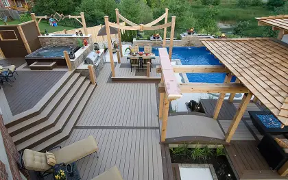 New generation eco-friendly choicedek composite decking