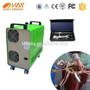Portable oxygen-hydrogen generator hho copper brazing machine