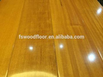 glossy finished hardwood flooring garapa