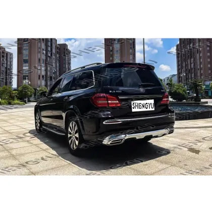 Benz GLS X166 2016-2019 Car Body Kit Bumper Eyebrows Maybach Upgrade