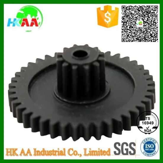 Custom precision double spur gear, China cheap factory price plastic double spur gear