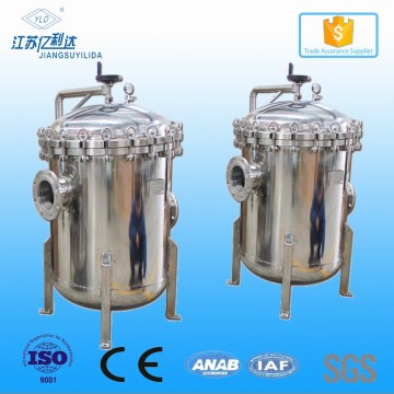 304/316/316L Stainless Steel 200m3/h Bag Filter Housing