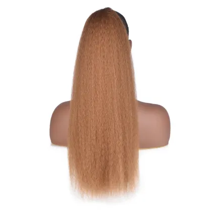 Synthetic Hair Ponytails Extension Afro Yaki Drawstring Curly Hair Ponytail Natural Hair