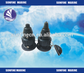 Hot!!!Electric Connector /4Pins/3pins/ Deck Socket/Black Plastic sheath, screw-on cap protects deck socket