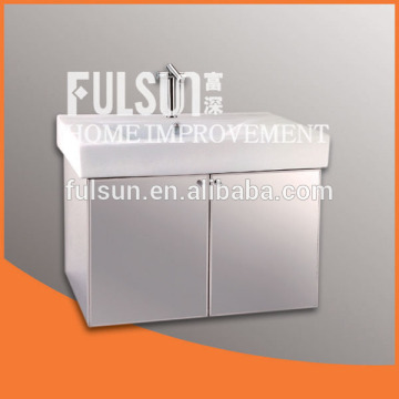 morden high end furniture bathroom vanities with ceramic basin