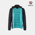 Chaqueta ligera plegable con cuello alto para mujer