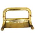 Bull Bar Nudge Bar Gold plated front bumper