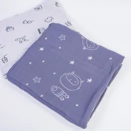 Baby Silky Soft Bamboo Blended Muslin Swaddle Blanket
