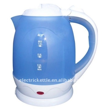 1.0L mini cordless electric plastic kettle