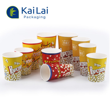 Sustainable Eco-Friendly Popcorn Cups - Wholesale Paper Cups 24oz to 170oz