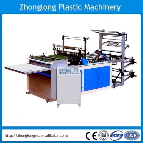 Side seal round bottom chicken bag making machine