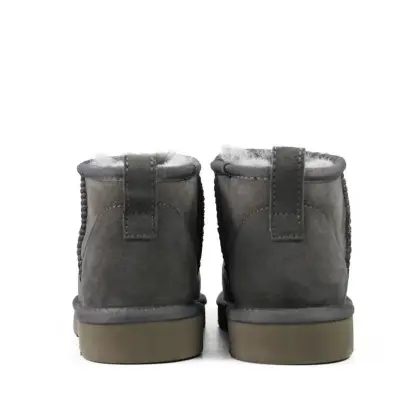 Classic Short Real Leather Boots