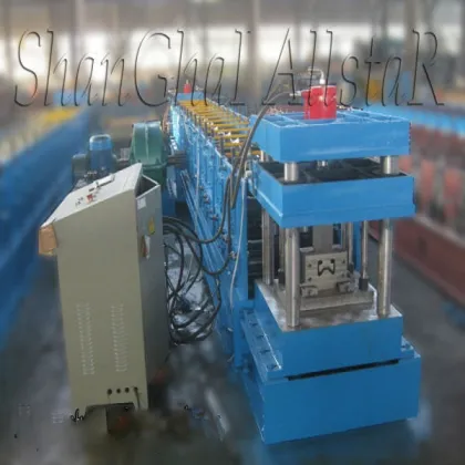 Galvanized Steel Sigma purlin forming machine/rack shelf metal post roll former Metal Sigma post roll forming machine