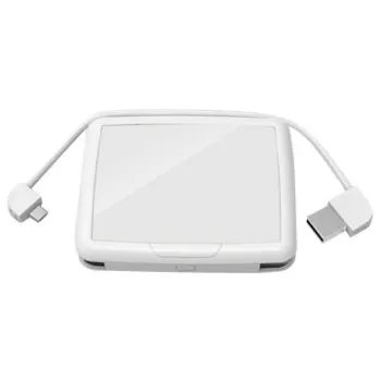 Power bank, slim/wind, 5000mAh/3.7V, built-in USB to micro USB connector/DC output/micro USB input