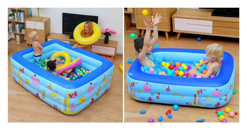Inflatable Swimming Pool Family Full-sized Inflatable Pools, High ...