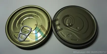 Tinplate tin can containers bottom cover