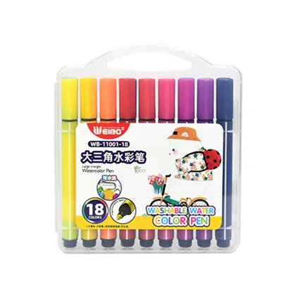 Manufacturer Directly Sells Water-Based Tick Pen Color Marker Soft Head Watercolor Pen Color Set