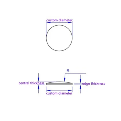 Spherical Lens Plano Convex Lenses for Optical Instruments
