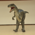 Blue Velociraptor Costume Adult for Outdoor Performances