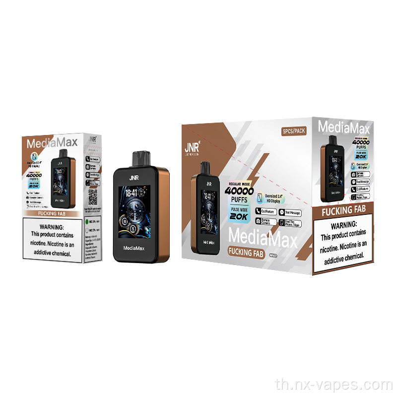 JNR Media Max 40000 Puffs Disposerive Vape Wholesale
