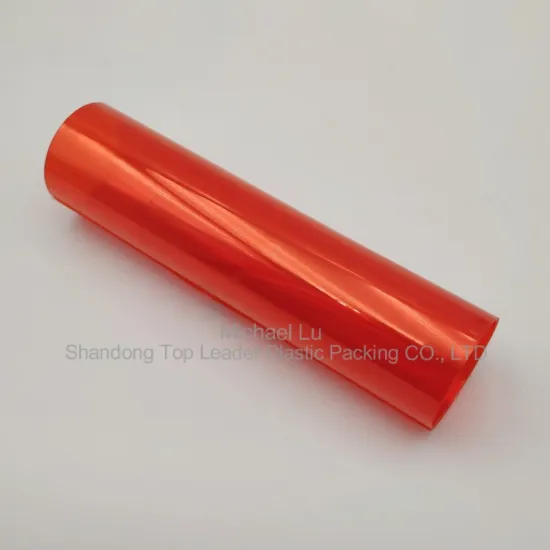 orange rigid PVC film pharmaceutical packaging materials