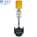 DKV Electric Control Valve DN40 WCB 2-Way for Hot Oil Steam 3-Way Proportional Control Globe Valve
