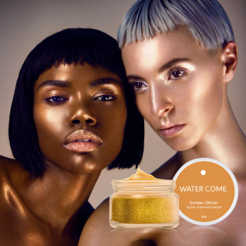 Lavender Scented Vegan Waterproof Body Oil with Shimmer and Bronzer