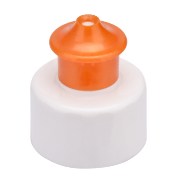 28/400 28/410 water sport bottle plastic screw push pull cap dispenser