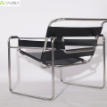 Marcel Breuer kožna klasična lepršava stolica