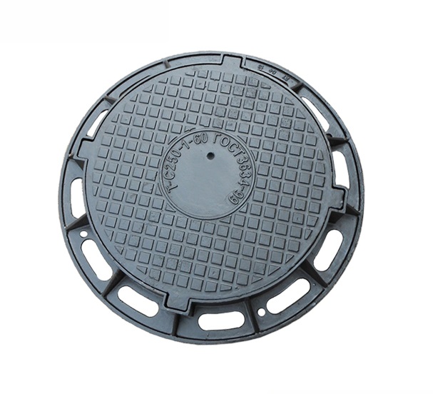 Perlindungan Manhole Besi mulur C250 Openong550 Ductile Iron Manhole Cover C250 Openong550