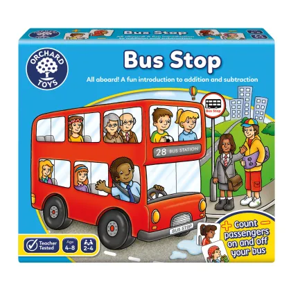 Bus stop children's puzzle math toys